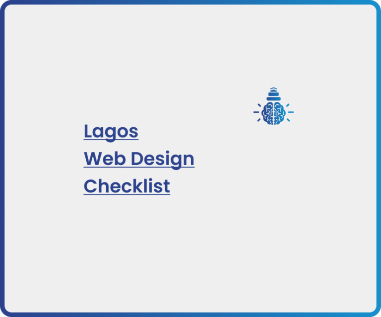 Lagos Web design Checklist by Ansa Bassey
